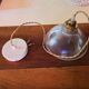 Suspension globe style holophane industriel vintage