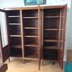 Louis XVI showcase cabinet 3 doors
