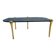 Brass and glass coffee table, 1970s
