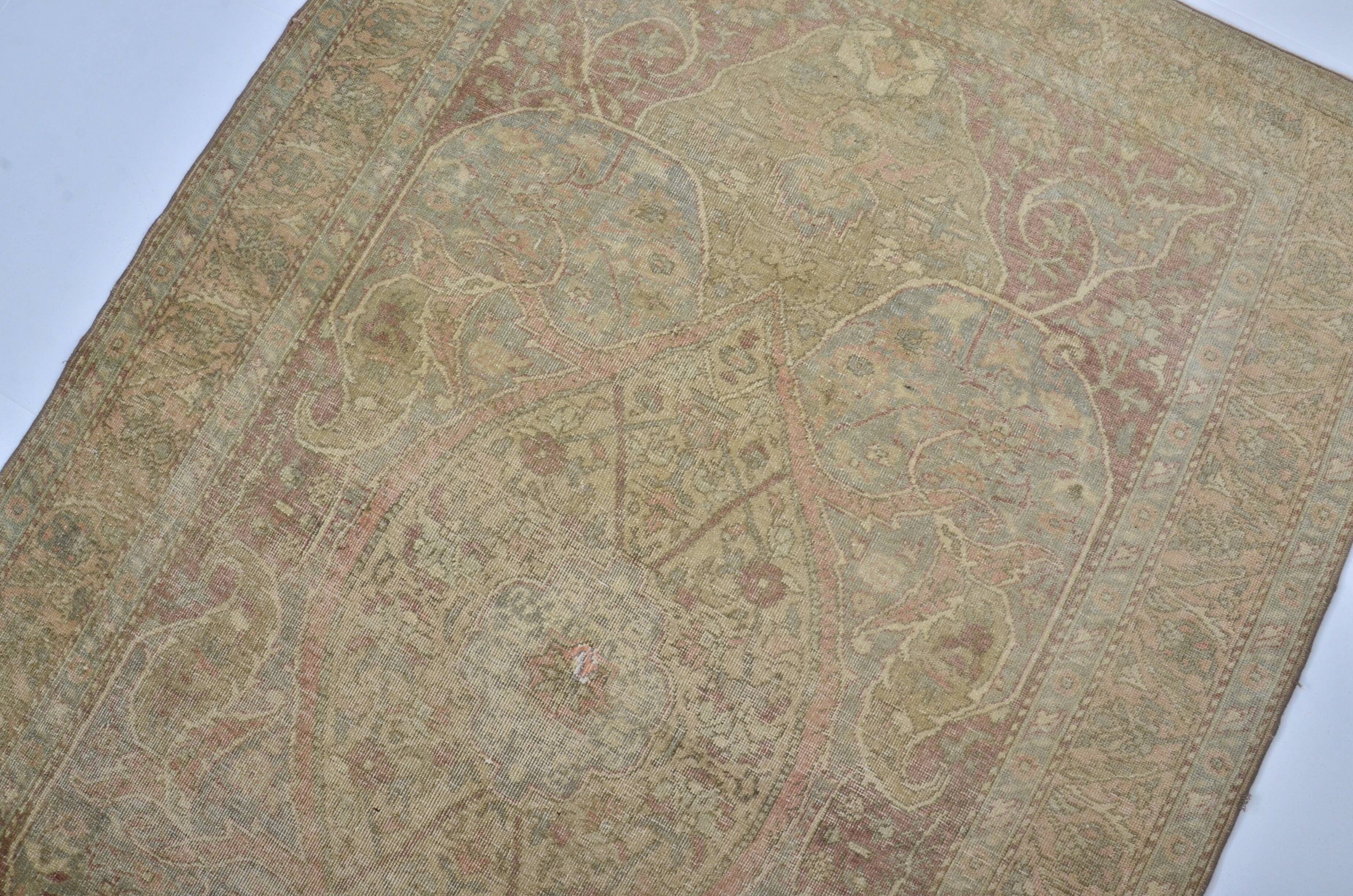 Tapis vintage Oushak antique sku 3097