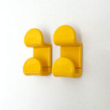 Ensemble de salle de bain jaune par Gedy, 1970s