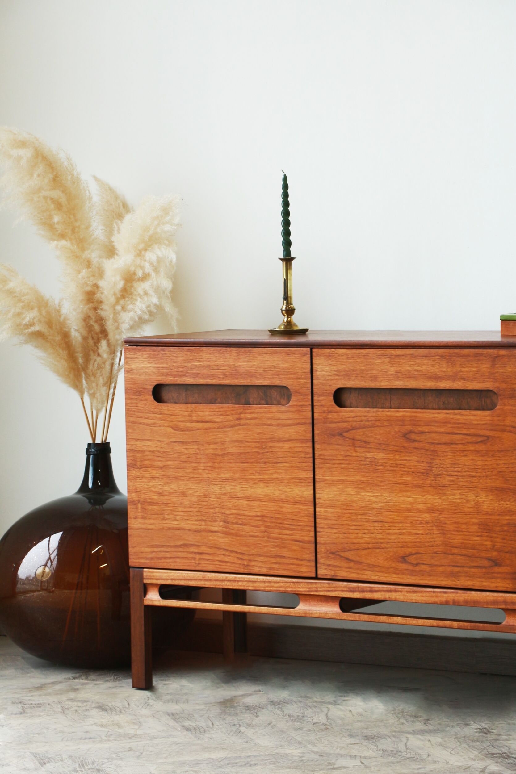Sideboard teak and walnut 60
