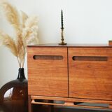 Sideboard teak and walnut 60