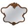 Medium vintage mirror in dark brown wood, Europe, 1960.