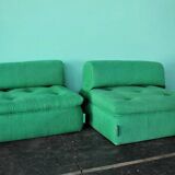 Modular sofa, Italy, 1980s, set of 2