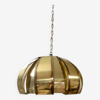 Vintage Danish brass pendant lamp