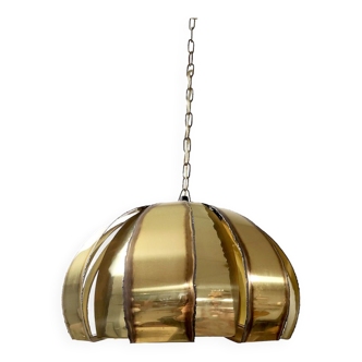 Vintage Danish brass pendant lamp