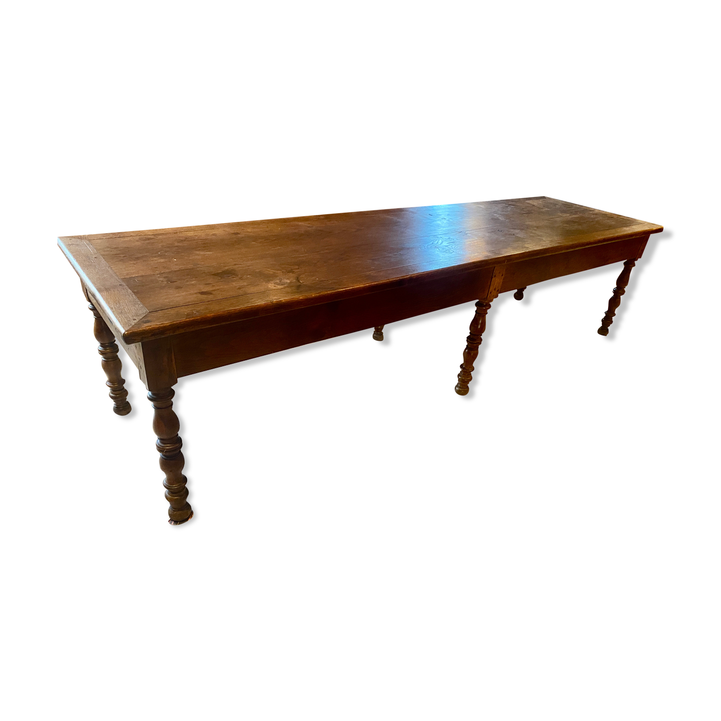 Farmhouse table chene massive