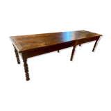 Farmhouse table chene massive