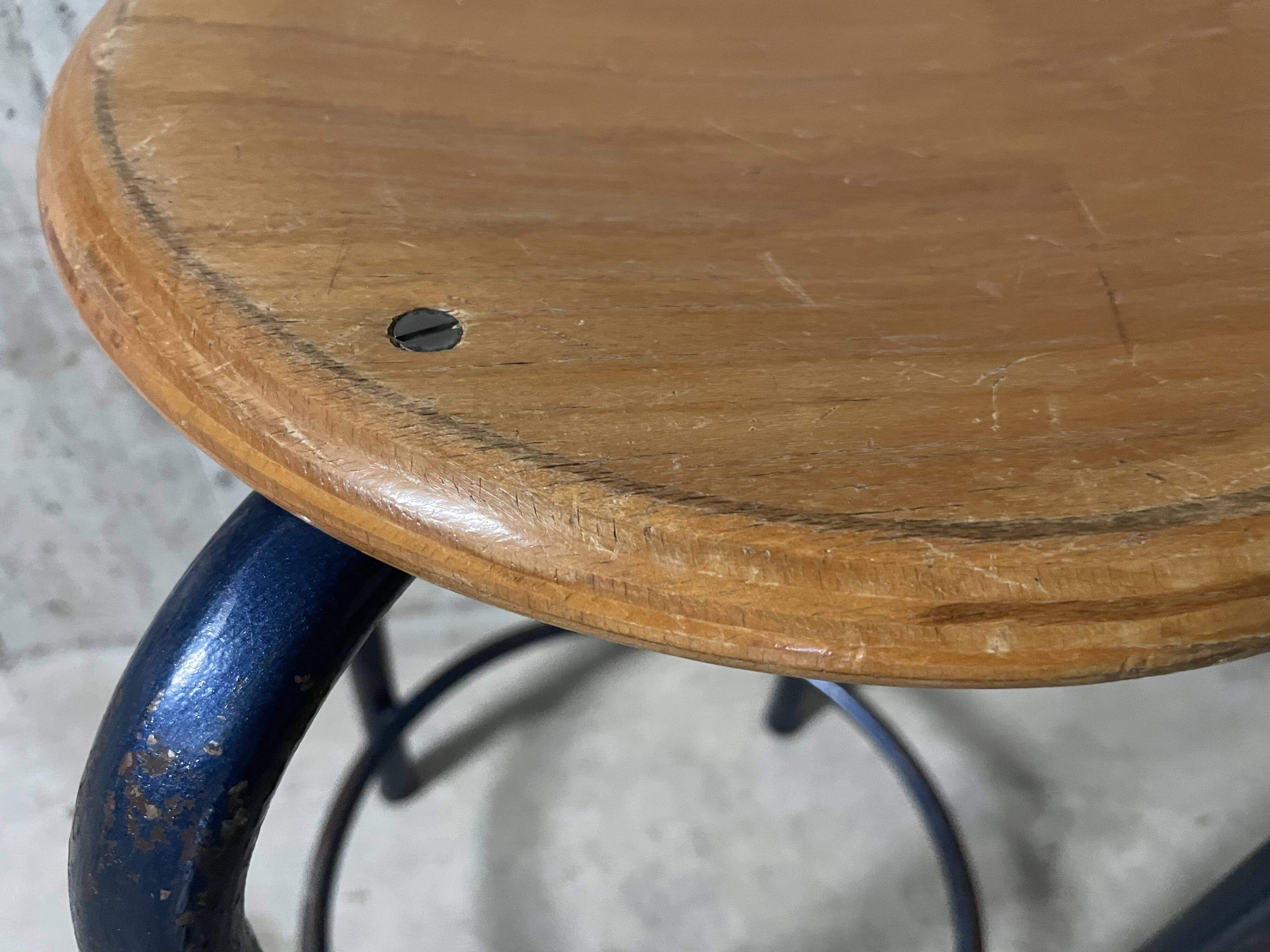 1960s industrial stool