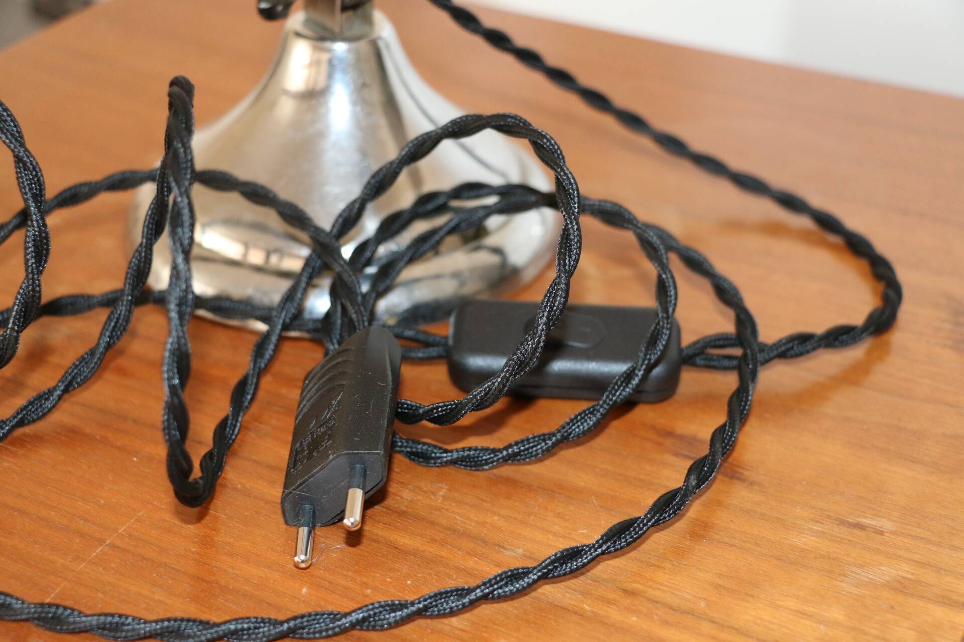 Pair of Super Chrome lamps 1930