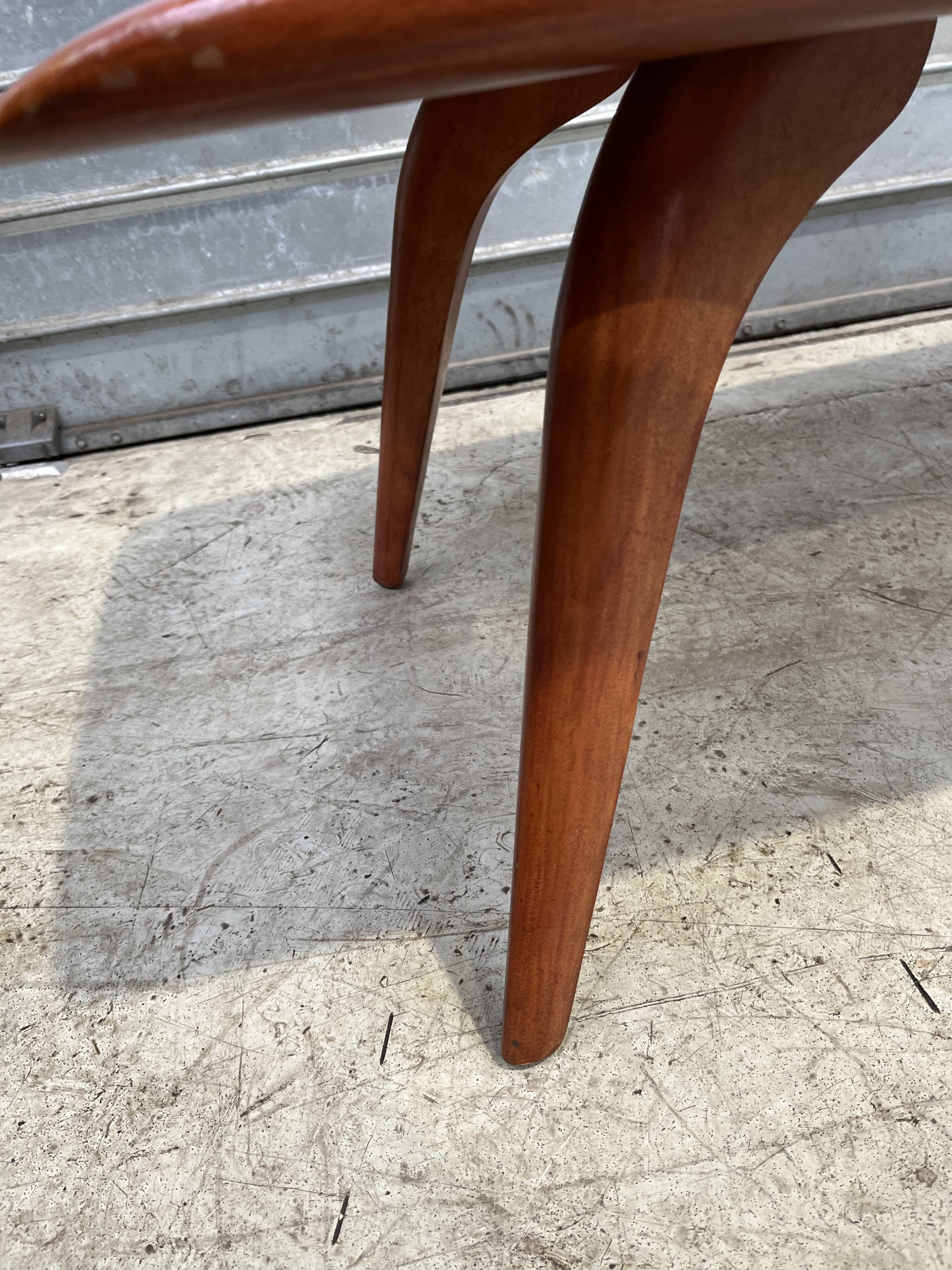 Scandinavian style wooden coffee table