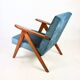 B-310 VAR armchair sea blue velvet - 2 pieces available