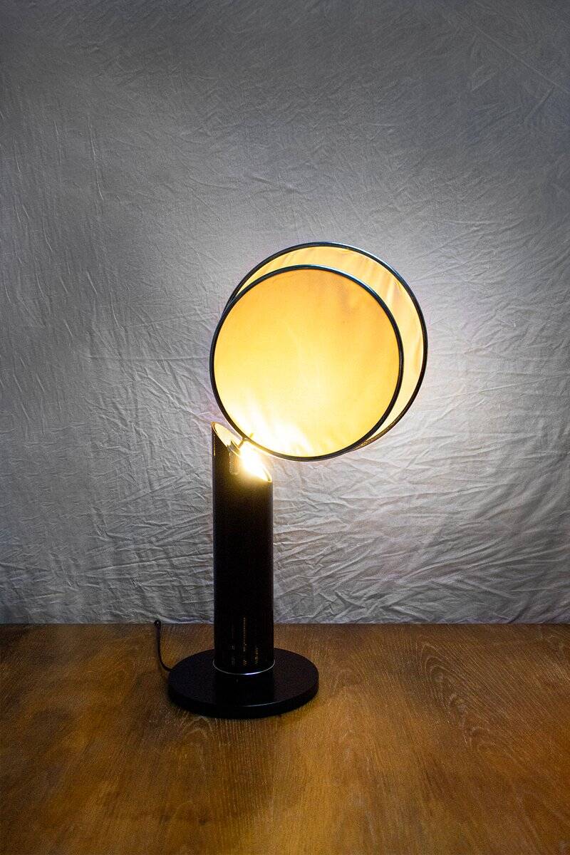 Biblos table lamp by Augusto Mandelli and Walter Selva for Lamperti, 1988