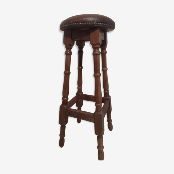 Tabouret rustique bois chêne