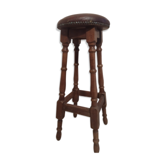 Tabouret rustique bois chêne