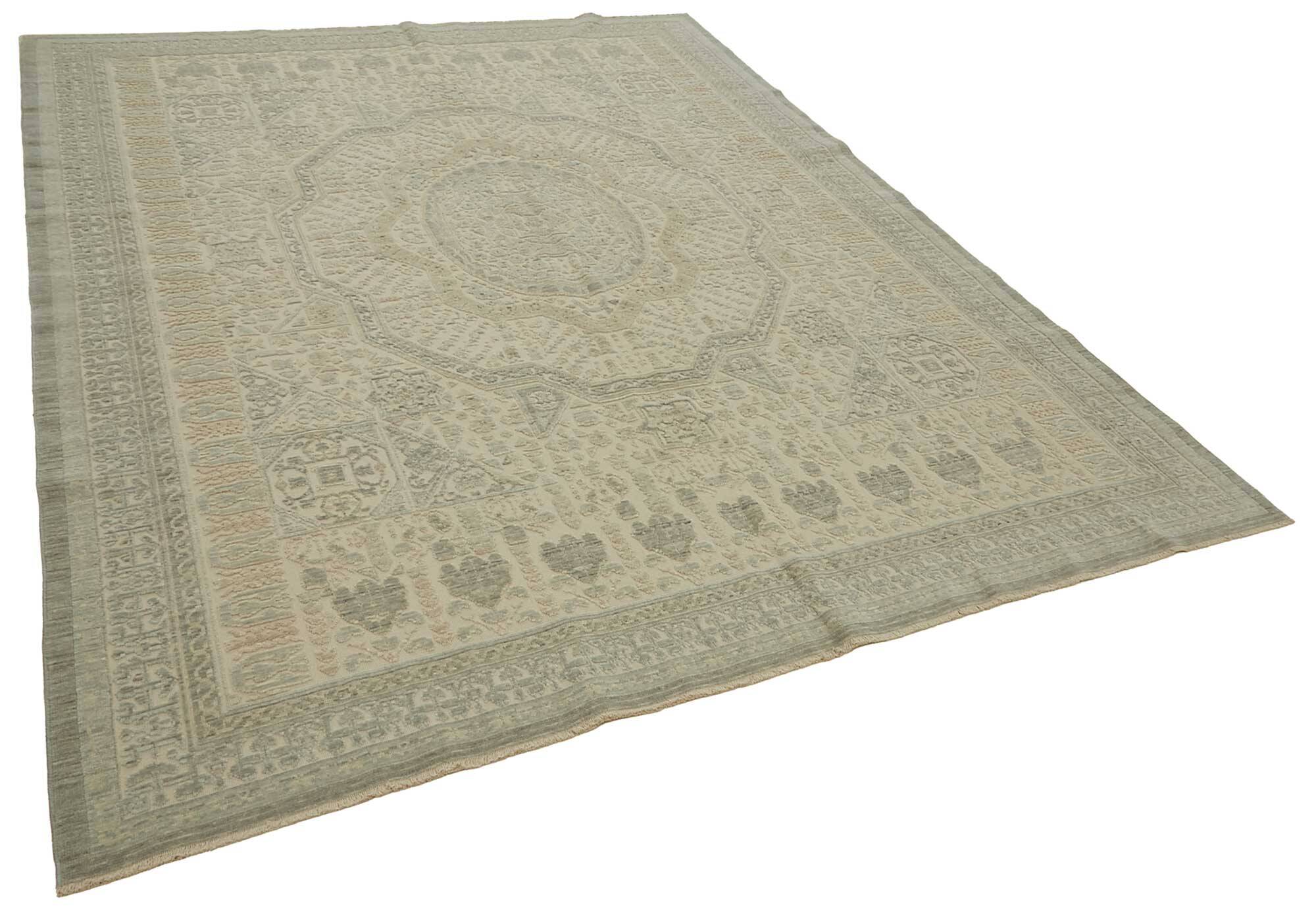Tapis Oushak turc fait main 255 cm x 327 cm