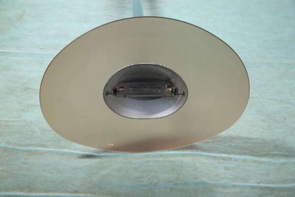 Vintage lampe sur pied Artemide en verre, uplight minimaliste années 80