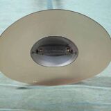 Vintage floor lamp by Artemide in glass, minimalist uplight from the 80s.