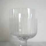 Set of 6 vintage cut crystal aperitif glasses