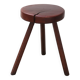Wabi sabi wooden tripod stool, 1970s