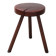 Wabi sabi wooden tripod stool, 1970s