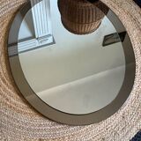 Vintage oval mirror 70's
