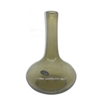 Bubble glass vase