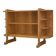 Art Deco modernist oak shelf from the 1940s.