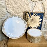 Plates and dessert dish