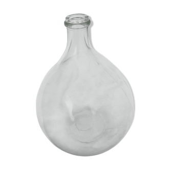 Demijohn in transparent glass