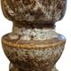 Pied de lampe brutaliste, fat lava 1970