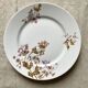 Floral porcelain dessert plates x14