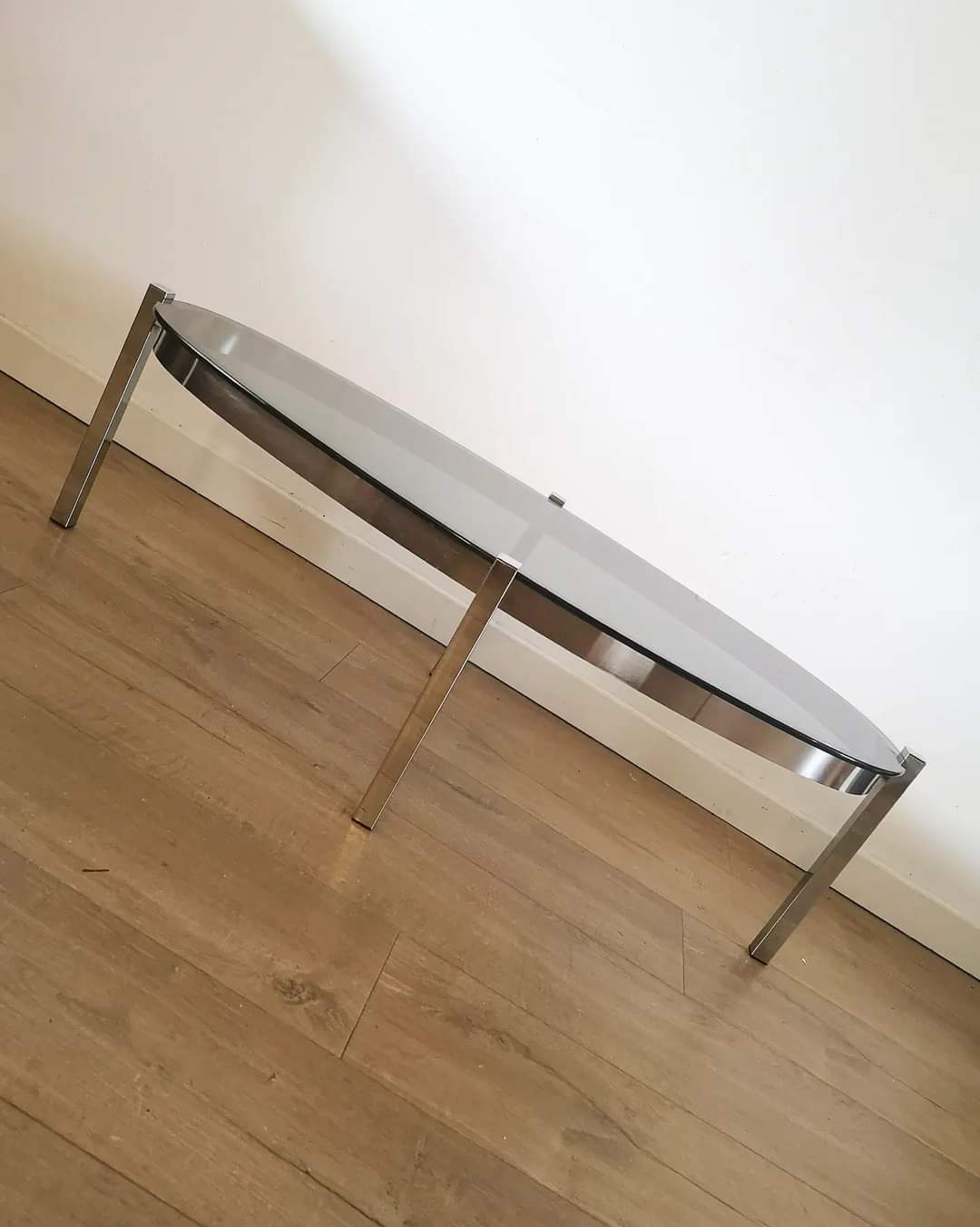 Smoked glass coffee table 70