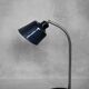 Industrial metal desk lamp, Poland circa 1950.