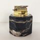Black marble briquette