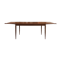 Extendable dining table in teak, tapered legs, 1960s.