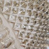 Amber diamond pendant light