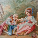 Ancien miroir trumeau style Louis XV