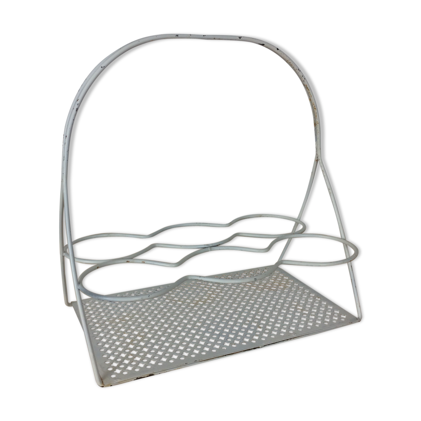 Tray wears cups perforated sheet metal, 50s