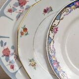 Composition of 6 dessert plates