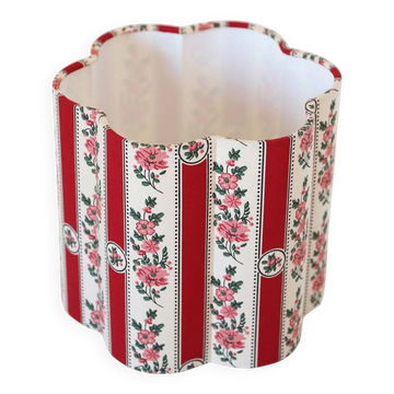 Abat-jour forme fleur Flora "sobremonte rouge"