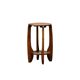 Dutch Art Deco Amsterdam School small side table or plant table solid oak