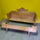 Antique Swedish Pine Kitchen Bench. Second half 19th century,