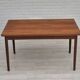 1970s, Danish foldable dining table, teak wood, original condition.