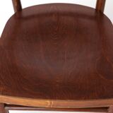 Pair of Soviet Beech Dining Chairs – 1978 Vintage, Refurbished Wood Frame