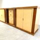 Vintage lacquered goatskin credenza, 1970s