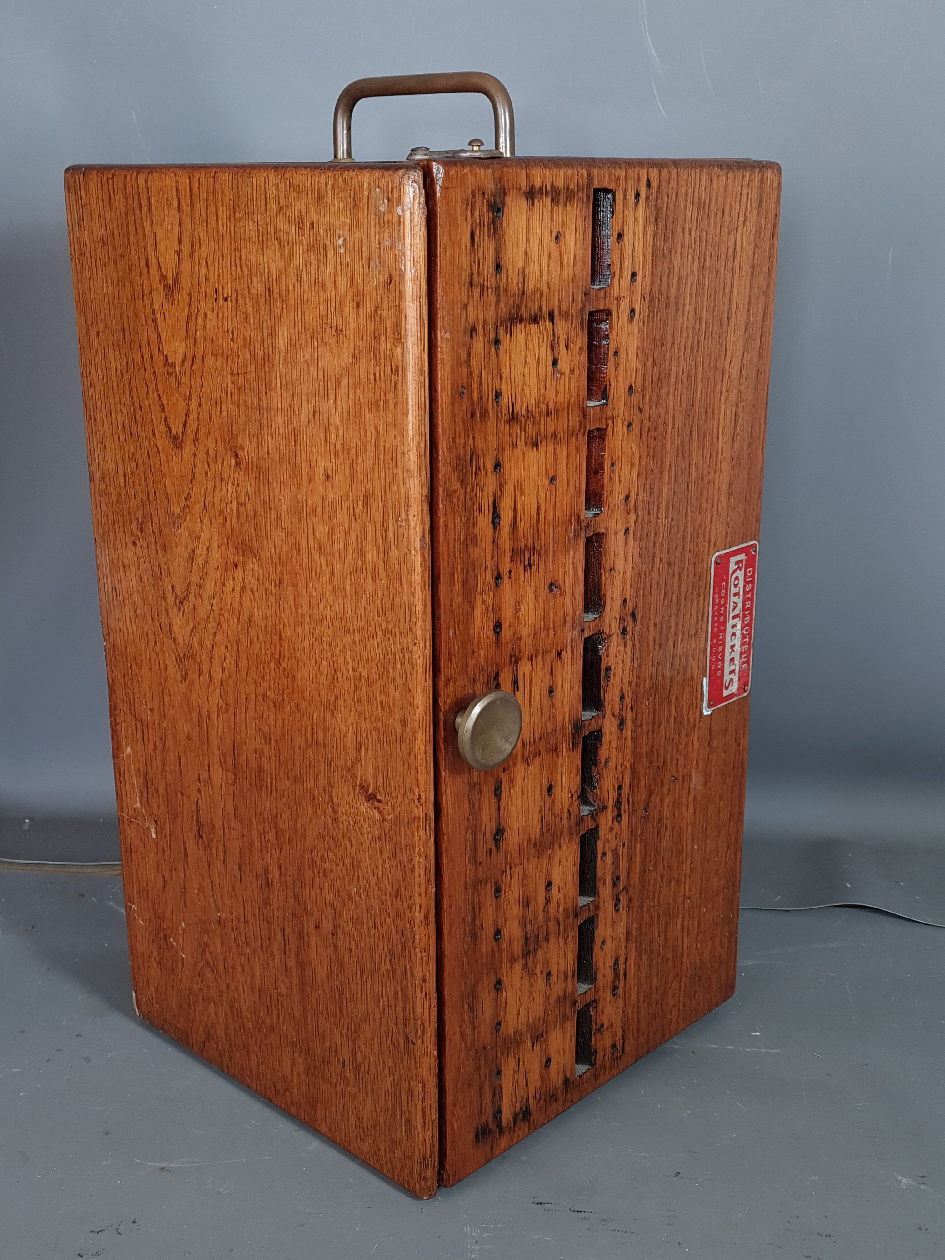 Old box at the ticket machine or other storage Early twentieth century SB