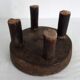 Tabouret Africain ancien en bois baoulé, Côte d'Ivoire
