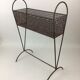 Planter in iron and perforated metal